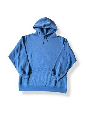 Vintage 90s Swingster Blank Hoodie Royal Blue Size XL fits M